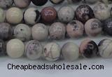 CPJ601 15.5 inches 6mm round purple striped jasper beads wholesale