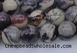 CPJ605 15.5 inches 14mm round purple striped jasper beads wholesale