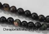 CPM01 15.5 inches 6mm round plum blossom jade beads wholesale