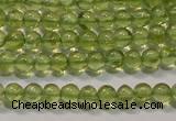 CPO101 15 inches 3mm round natural peridot beads wholesale