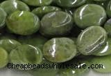 CPO14 15.5 inches 13*18mm oval olivine gemstone beads wholesale