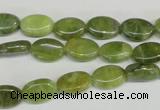 CPO33 15.5 inches 8*12mm oval olivine gemstone beads wholesale