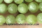 CPO44 15.5 inches 6mm round natural olivine gemstone beads