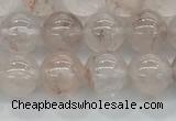 CPQ251 15.5 inches 6mm round natural pink quartz beads wholesale