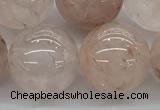 CPQ256 15.5 inches 16mm round natural pink quartz beads wholesale