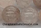 CPQ257 15.5 inches 18mm round natural pink quartz beads wholesale