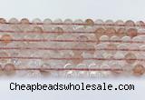 CPQ331 15.5 inches 8mm round pink quartz beads wholesale