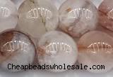 CPQ336 15 inches 10mm round pink quartz beads