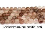 CPQ343 15.5 inches 10mm round pink quartz gemstone beads