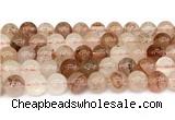 CPQ344 15.5 inches 12mm round pink quartz gemstone beads