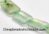 CPR12 A grade 12*16mm rectangle natural prehnite gemstone beads