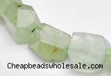 CPR20 A grade freeform natural Prehnite gemstone beads