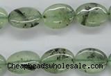 CPR222 15.5 inches 12*16mm oval natural prehnite beads wholesale