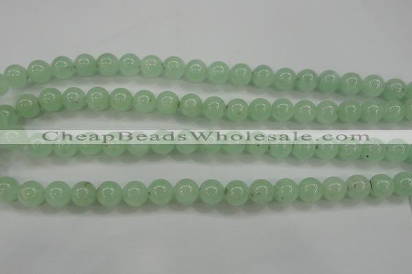 CPR302 15.5 inches 8mm round natural prehnite beads wholesale