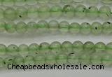 CPR310 15.5 inches 4mm round natural prehnite gemstone beads