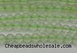 CPR321 15.5 inches 4mm round natural prehnite gemstone beads