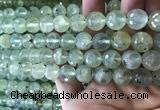 CPR364 15.5 inches 12mm faceted round prehnite gemstone beads