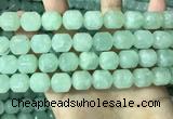 CPR384 15.5 inches 12*13mm tube prehnite gemstone beads