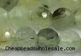 CPR437 15 inches 10mm faceted round prehnite beads