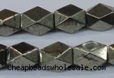 CPY610 15.5 inches 10*15mm nuggets pyrite gemstone beads