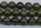 CPY753 15.5 inches 10mm round pyrite gemstone beads wholesale