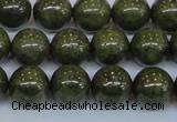 CPY754 15.5 inches 12mm round pyrite gemstone beads wholesale