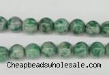 CQJ203 15.5 inches 8mm round Qinghai jade beads wholesale