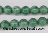 CQJ204 15.5 inches 10mm round Qinghai jade beads wholesale