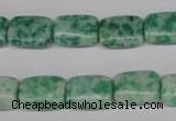 CQJ223 15.5 inches 10*14mm rectangle Qinghai jade beads wholesale