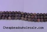 CRA120 15.5 inches 4mm round matte rainforest agate beads