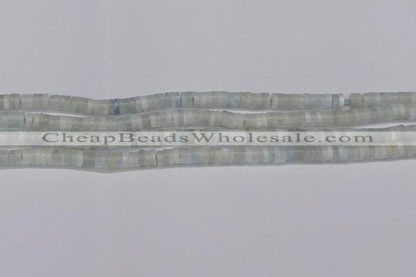 CRB1000 15.5 inches 2*4mm heishi aquamarine beads wholesale