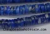 CRB1027 15.5 inches 2*6mm heishi lapis lazuli beads wholesale