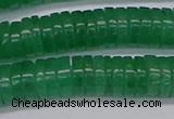 CRB1033 15.5 inches 2*7mm heishi green aventurine beads wholesale