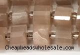 CRB1061 15.5 inches 5*8mm - 6*8mm faceted tyre moonstone beads