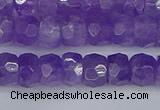 CRB1275 15.5 inches 5*8mm faceted rondelle lavender amethyst beads