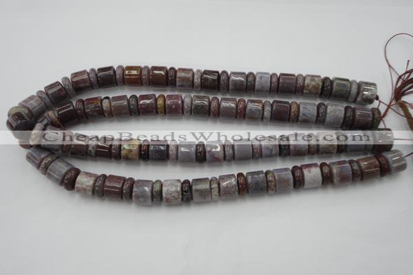 CRB142 15.5 inches 6*12mm & 10*12mm rondelle ocean agate beads