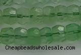 CRB1459 15.5 inches 5*8mm faceted rondelle green fluorite beads