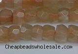 CRB1468 15.5 inches 4*6mm faceted rondelle moonstone beads