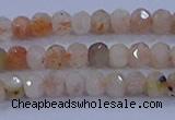 CRB1869 15.5 inches 2*3mm faceted rondelle sunstone beads