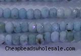 CRB1893 15.5 inches 2*3mm faceted rondelle larimar beads