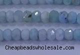 CRB1895 15.5 inches 3*5mm faceted rondelle larimar beads