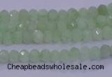 CRB1912 15.5 inches 2*3mm faceted rondelle green opal beads