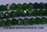 CRB1921 15.5 inches 2*3mm faceted rondelle diopside beads