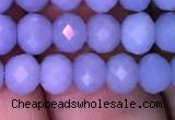 CRB1983 15.5 inches 4*6mm faceted rondelle blue angel skin gemstone beads