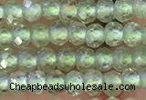 CRB2227 15.5 inches 2*3mm faceted rondelle prehnite beads