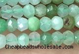 CRB2239 15.5 inches 2*3mm faceted rondelle Australia chrysoprase beads