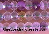 CRB2261 15.5 inches 3*4mm faceted rondelle fluorite beads