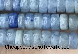 CRB2553 15.5 inches 2*4mm heishi blue aventurine beads wholesale