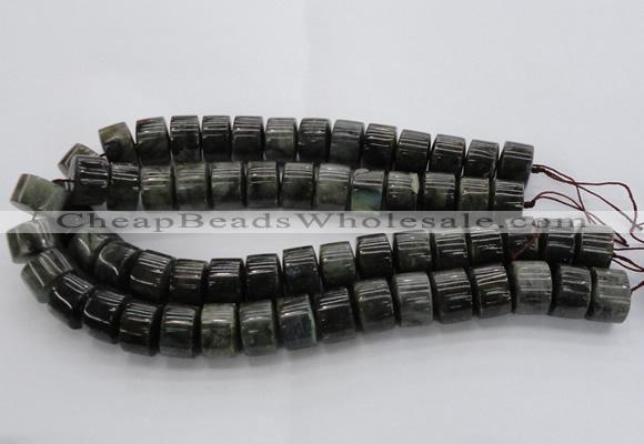 CRB257 15.5 inches 13*18mm rondelle labradorite gemstone beads