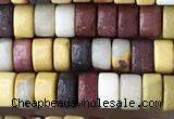 CRB2574 15.5 inches 2*4mm heishi mookaite beads wholesale